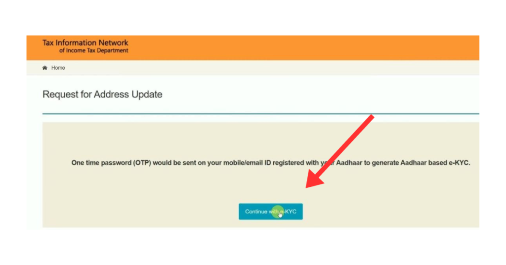 Pan Card Mobile Number Update